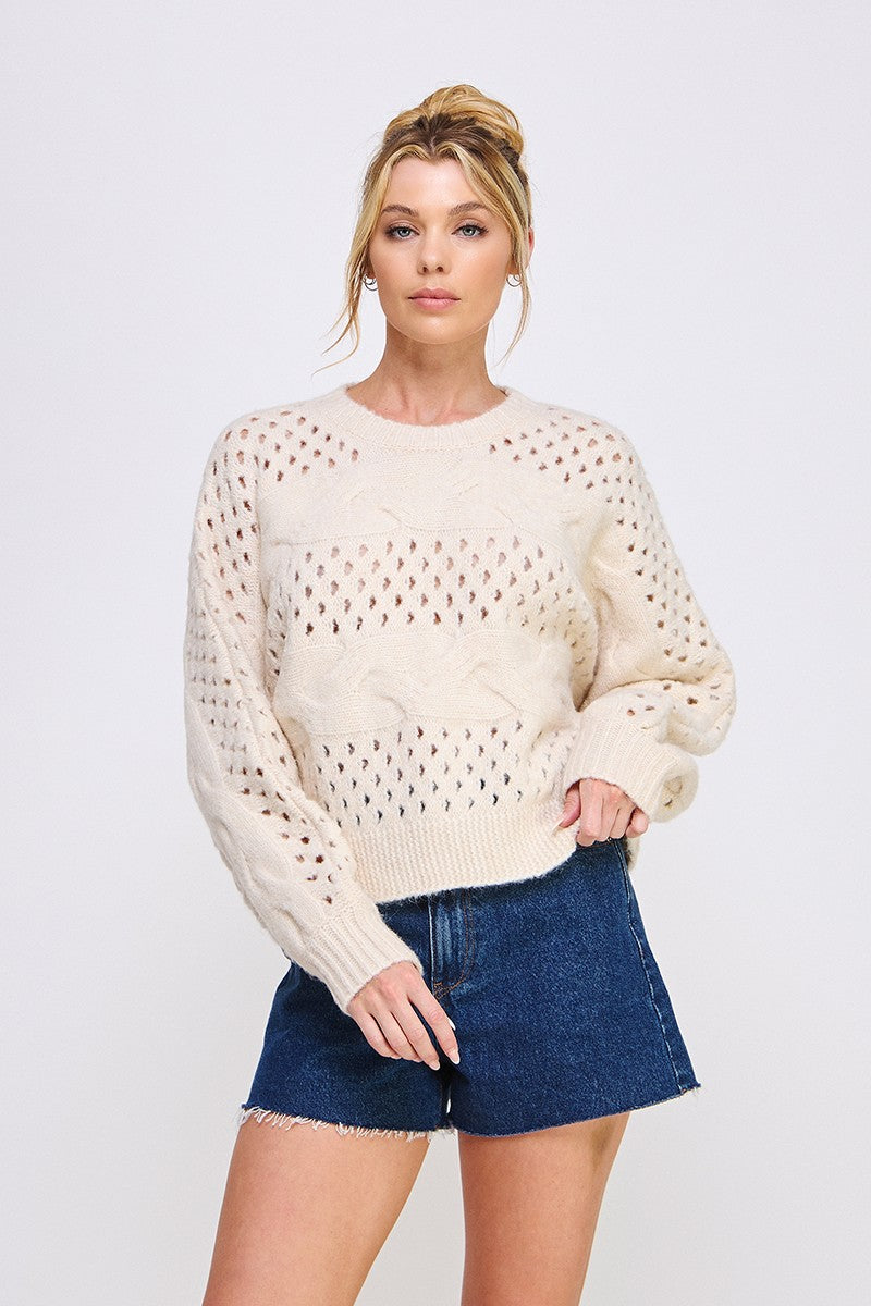 Open Knit Sweater