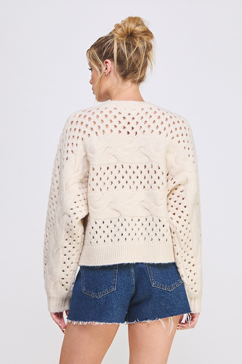Open Knit Sweater