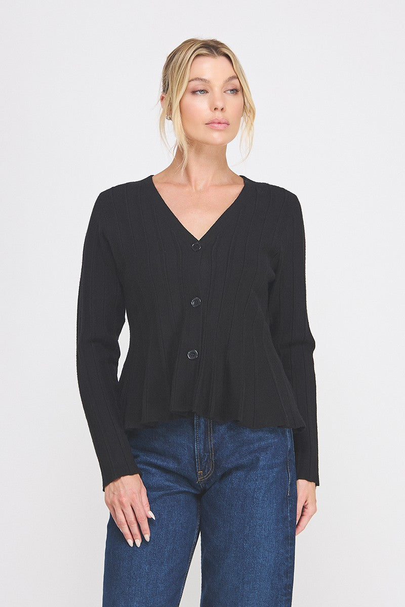Peplum Cardigan