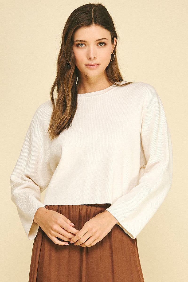 Gathered Back Sweater