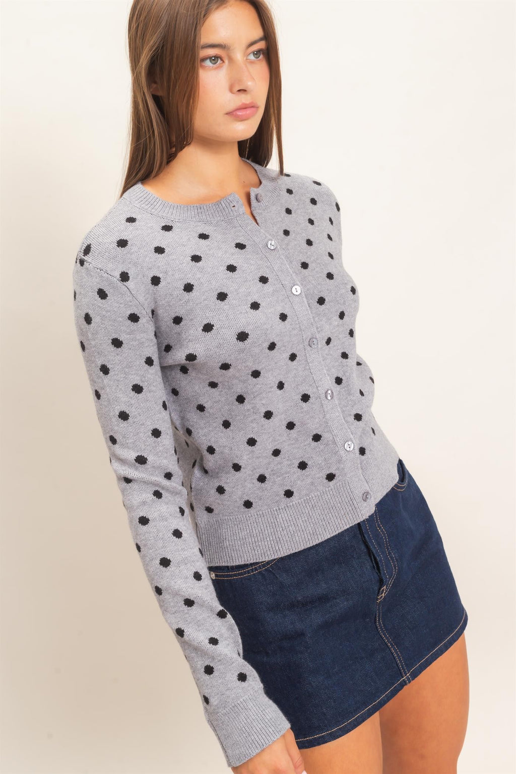 Dot Cardigan