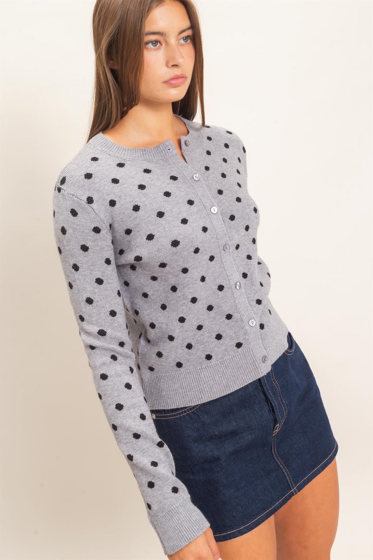 Dot Cardigan