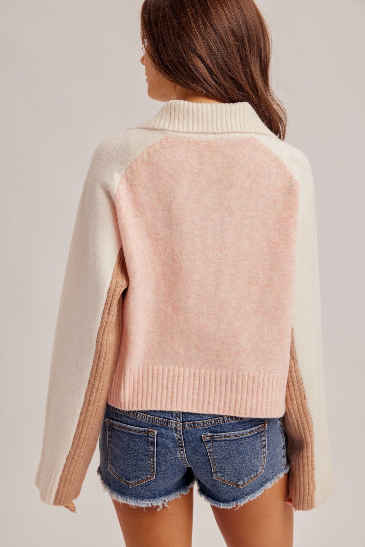 Peachy Half Zip