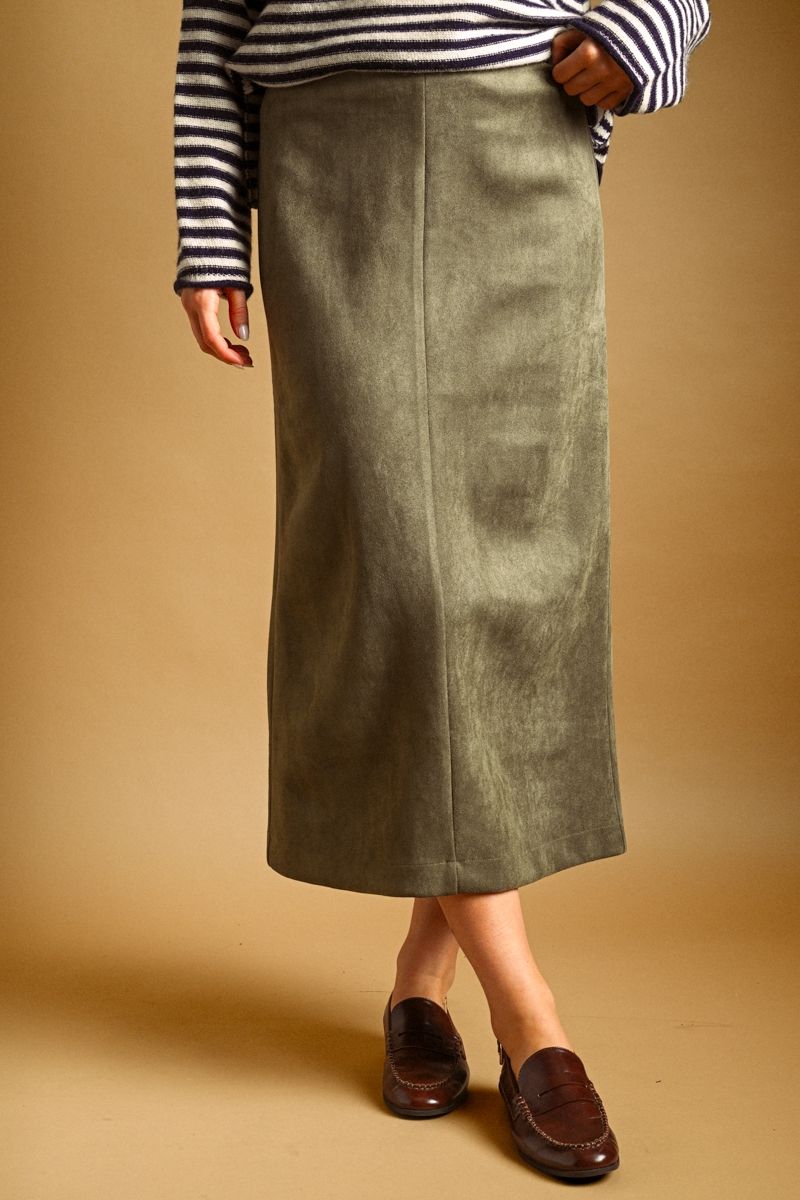 Suede Skirt