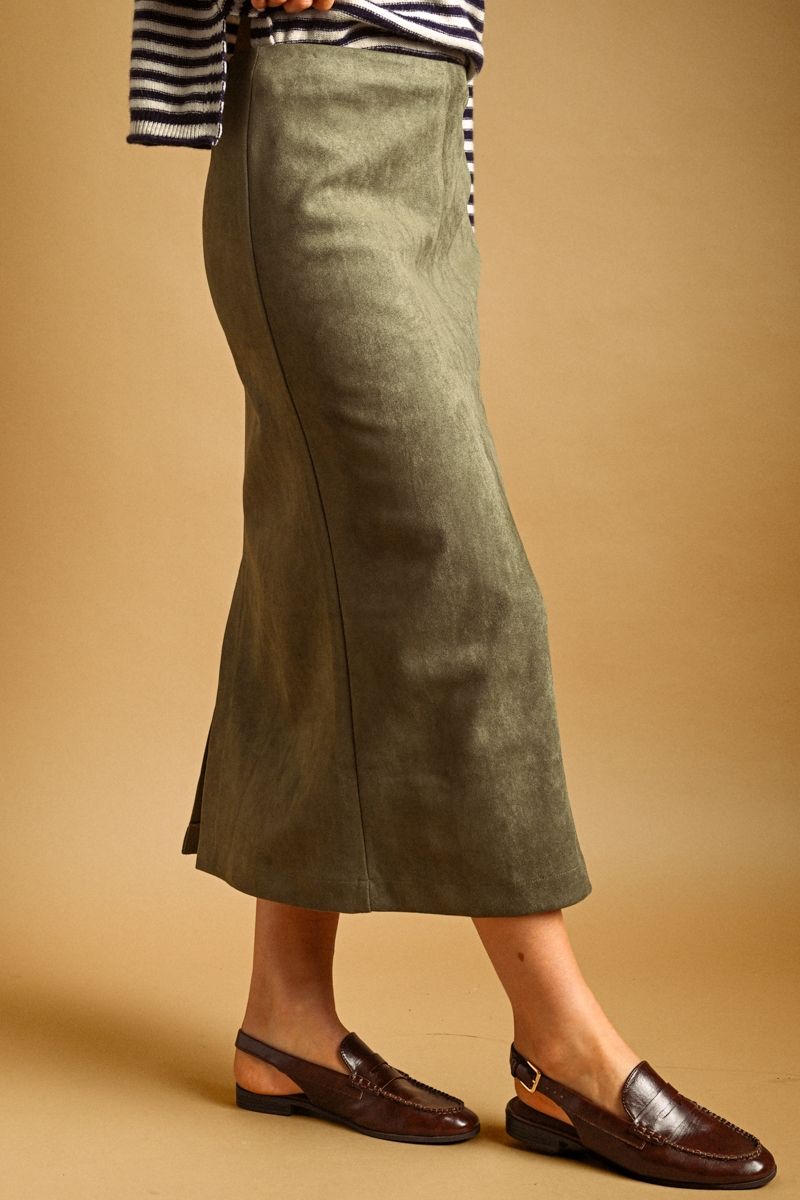 Suede Skirt