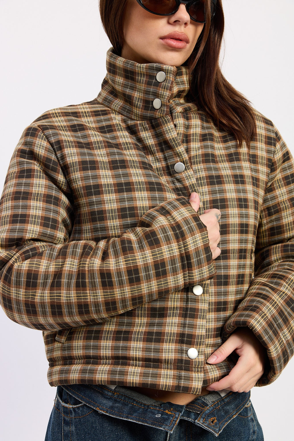 Plaid Puffer