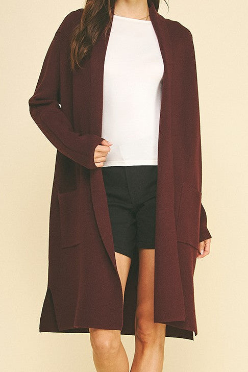 Long Open Cardigan