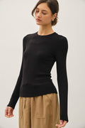 Ribbed Crewneck
