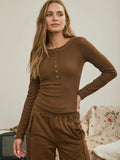 Ribbed Henley