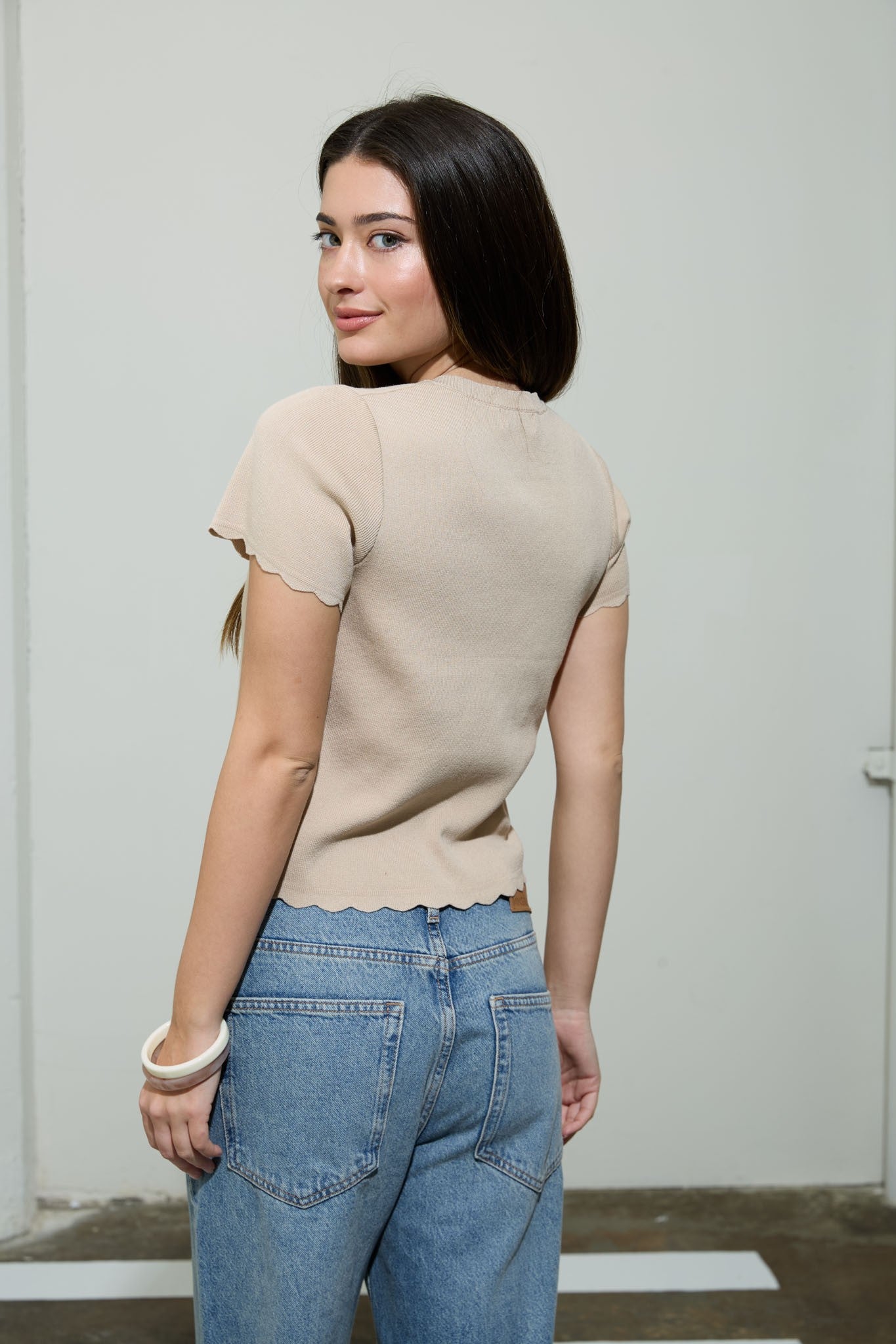 Scallop Cardigan