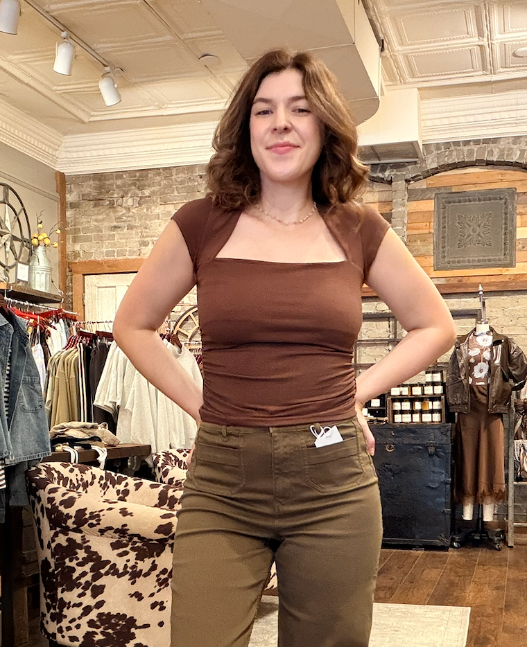 Square Neck Top