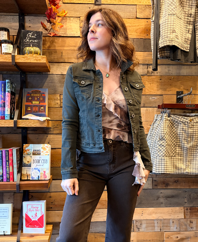 Green Denim Jacket