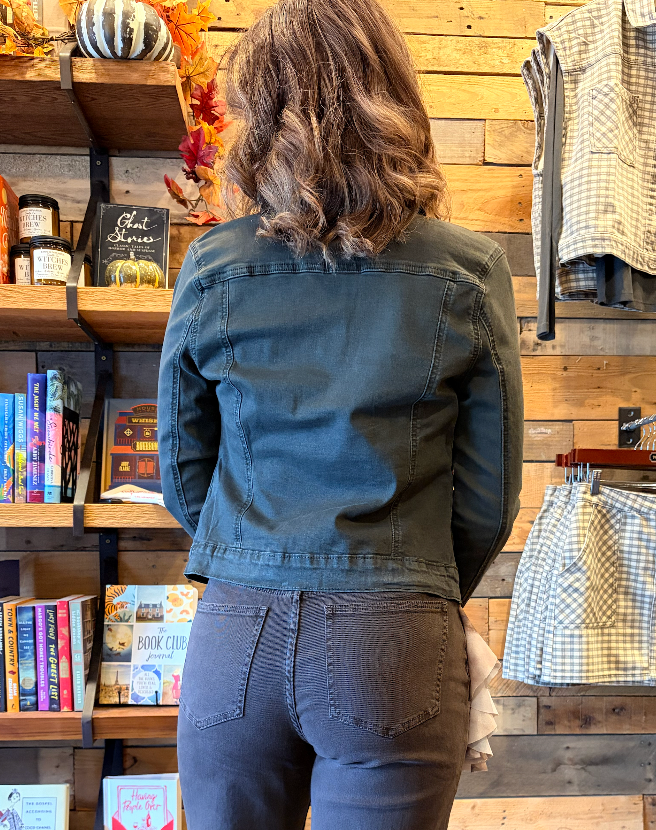 Green Denim Jacket