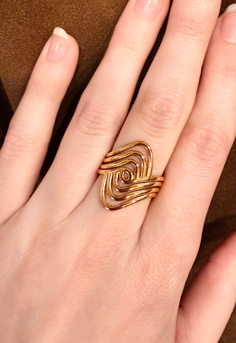 18K Plated Ring