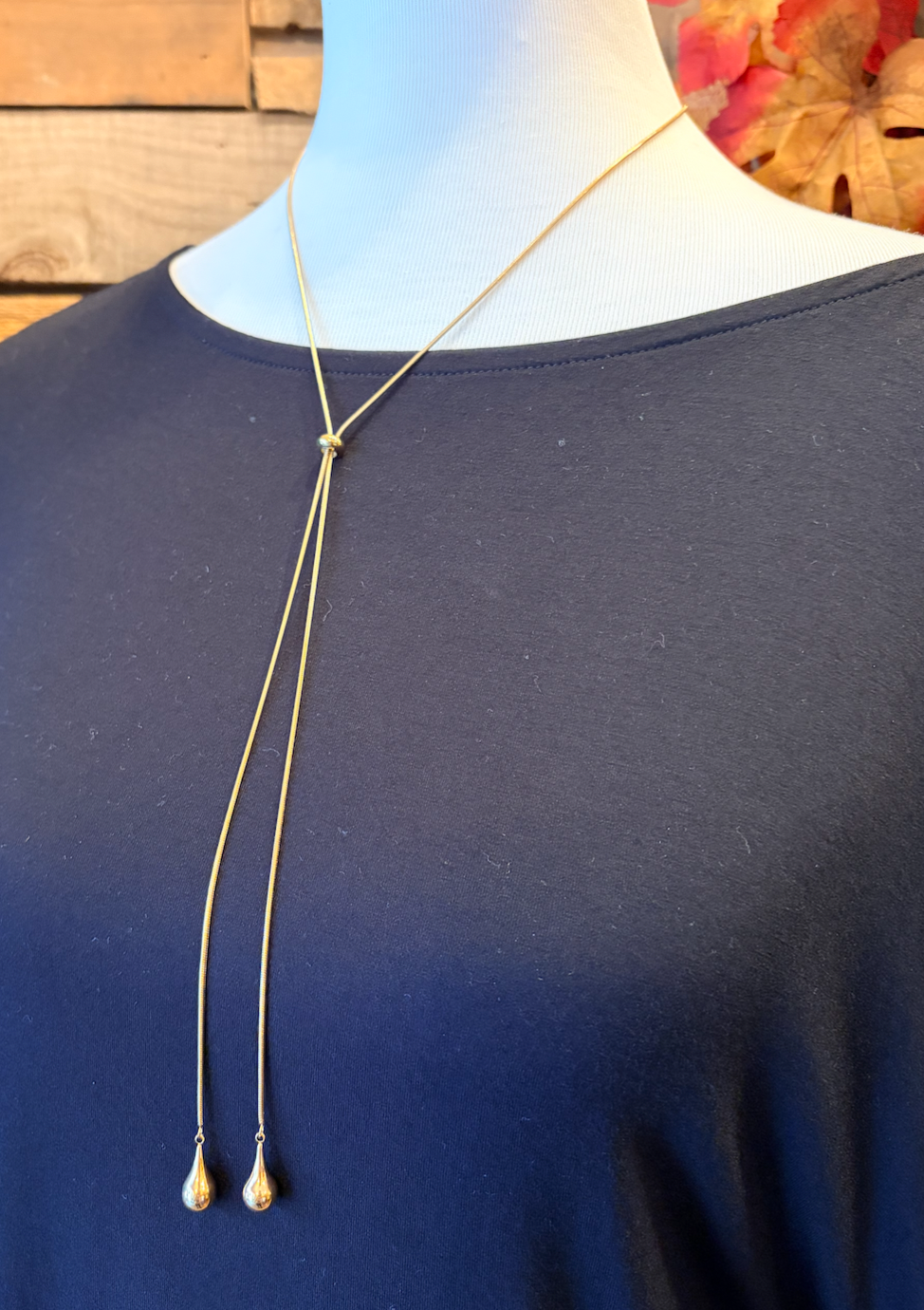 Splash Bolo Necklace