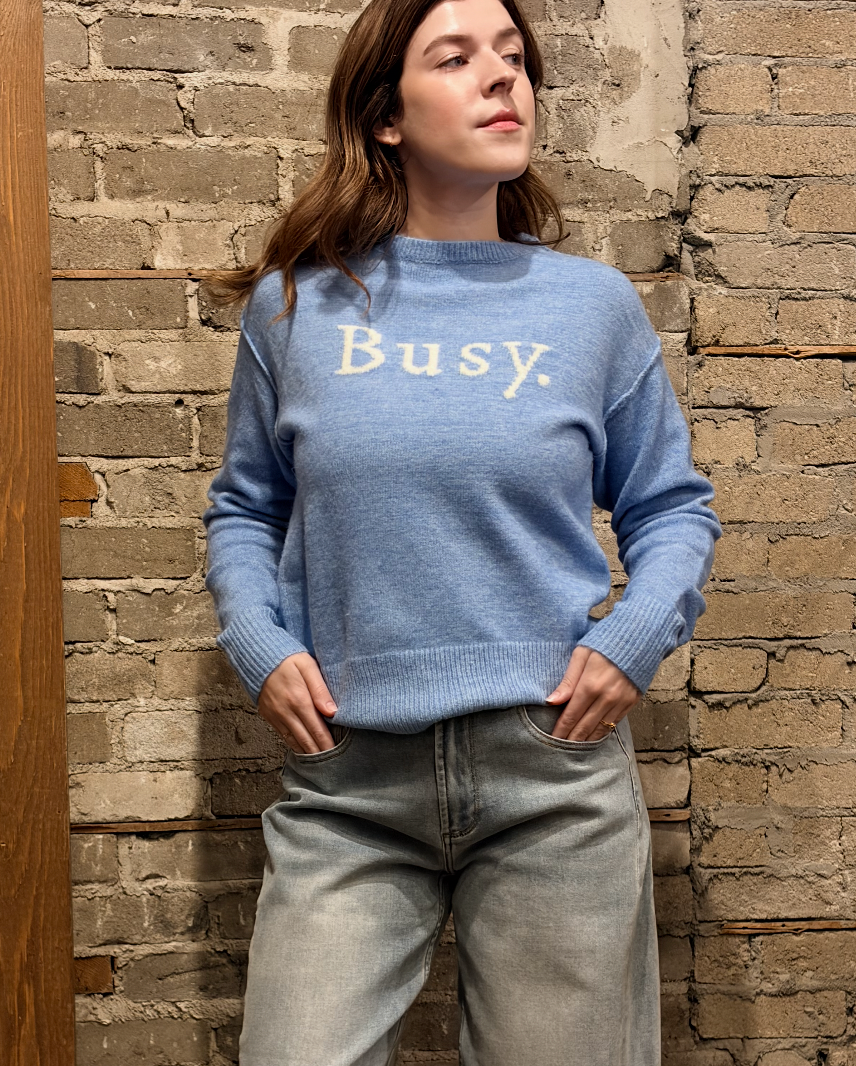 "Busy" Sweater