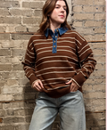Denim Collar Stripe