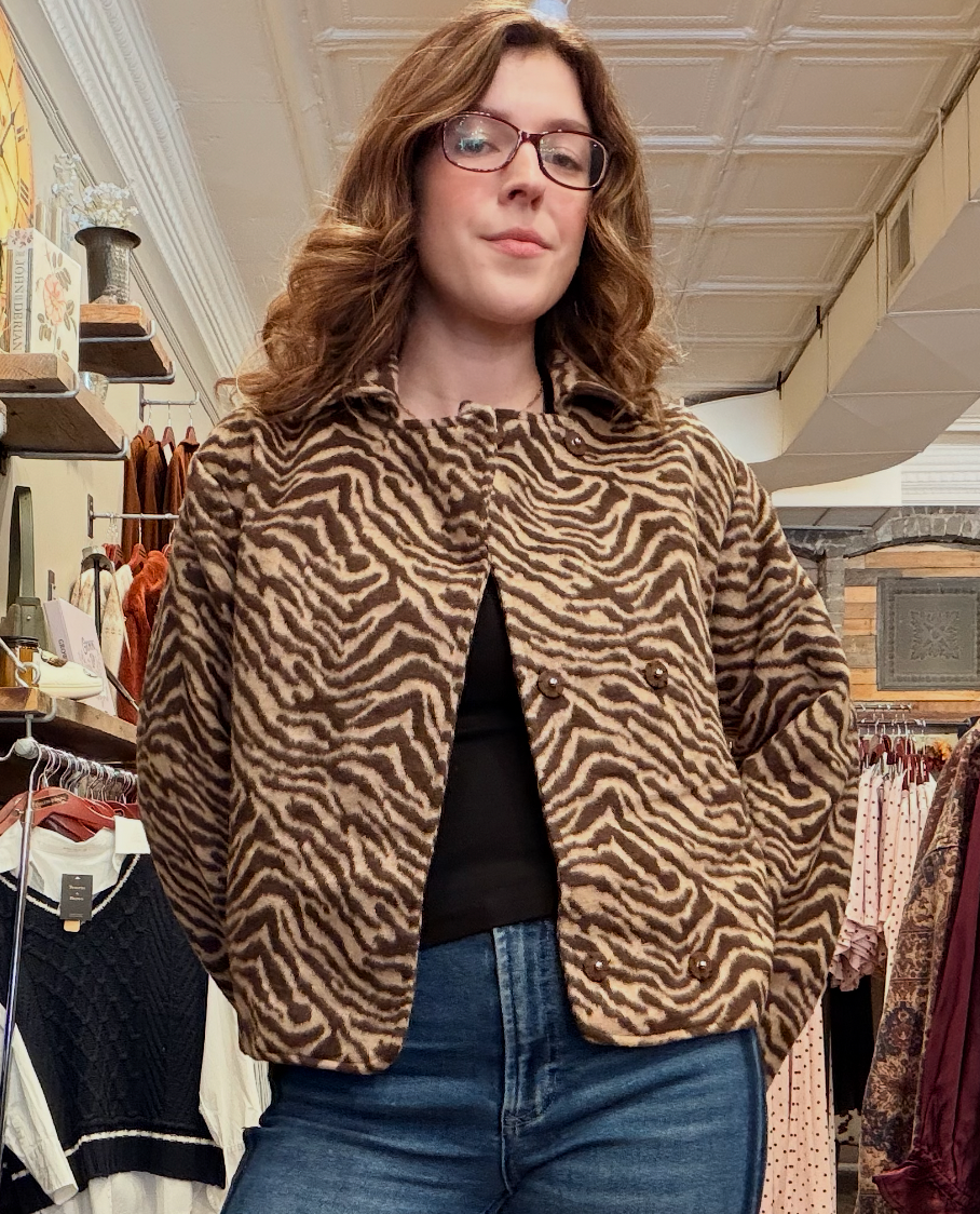 Brown Zebra Jacket