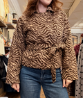 Brown Zebra Jacket