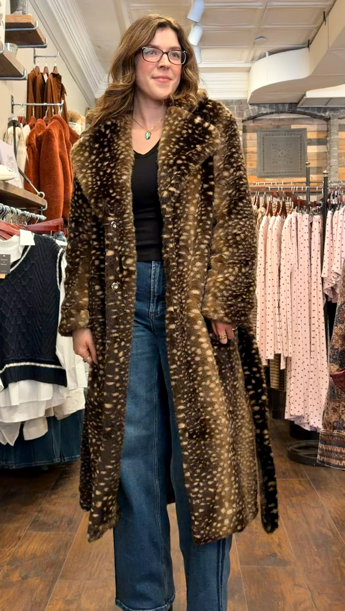 Fawn Full Length Coat