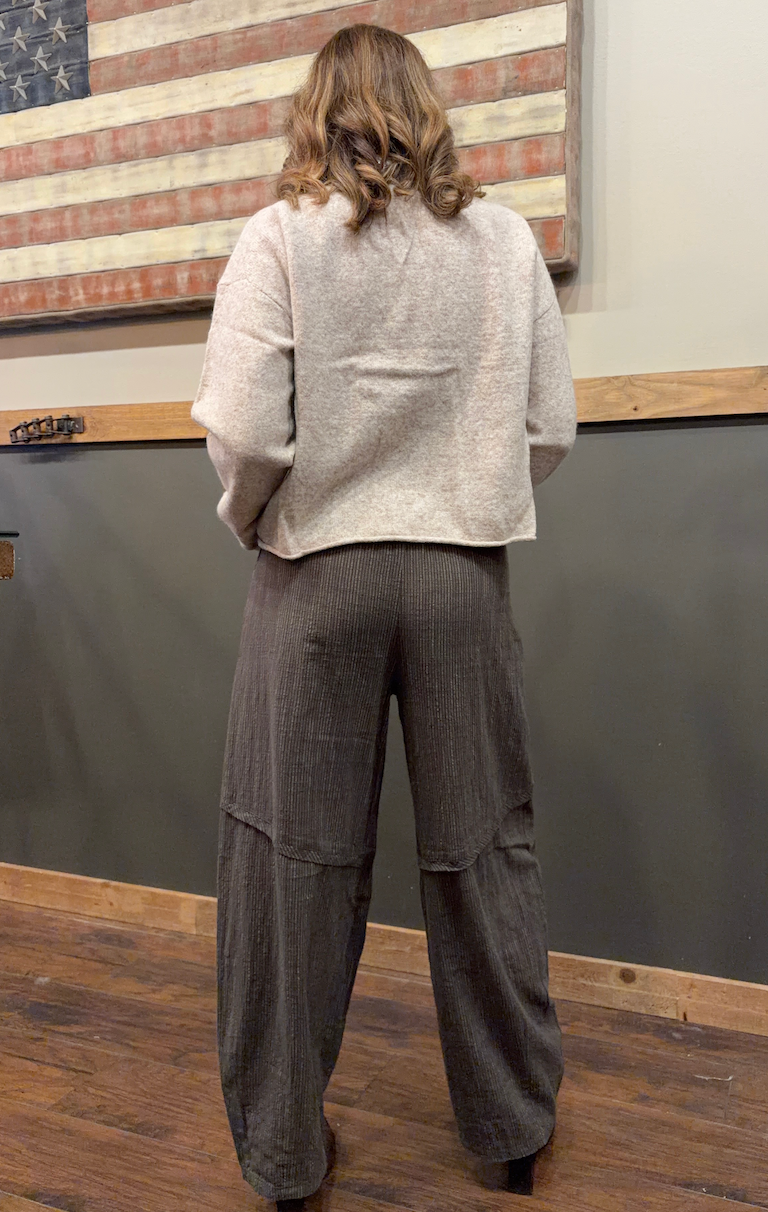 Pinstripe Cotton Barrels