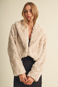 Ecru Fur Jacket