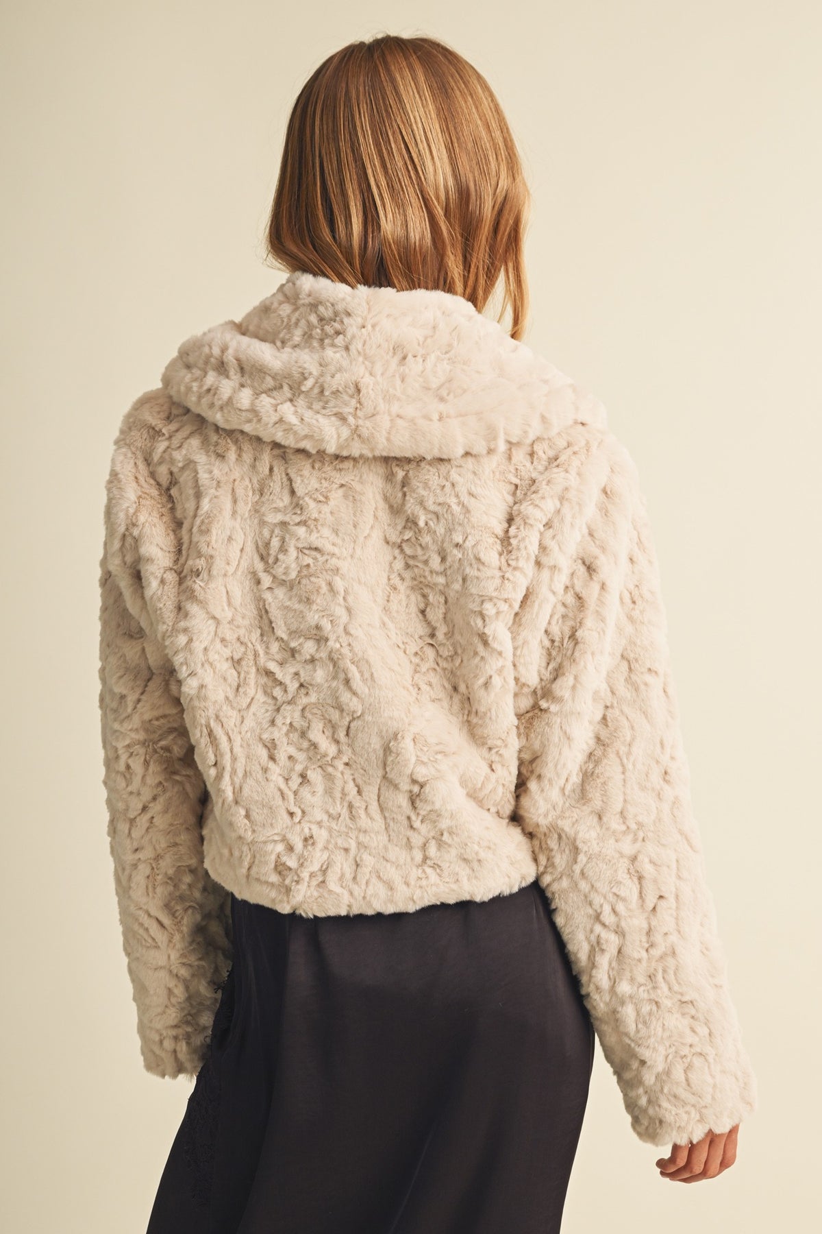 Ecru Fur Jacket