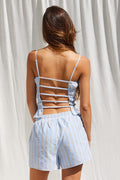 Shirred Stripe Cami