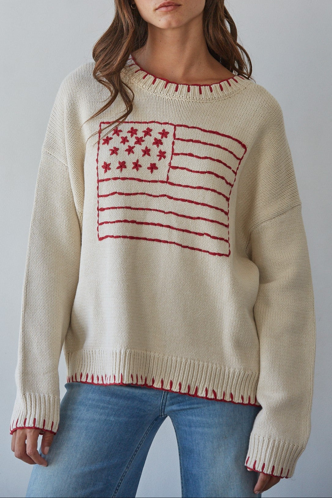Stitch Flag Sweater