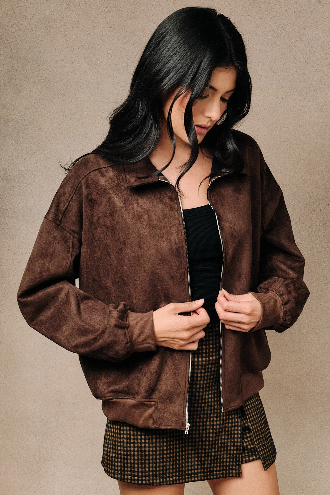Suede Bomber