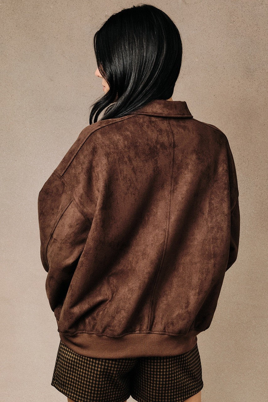 Suede Bomber