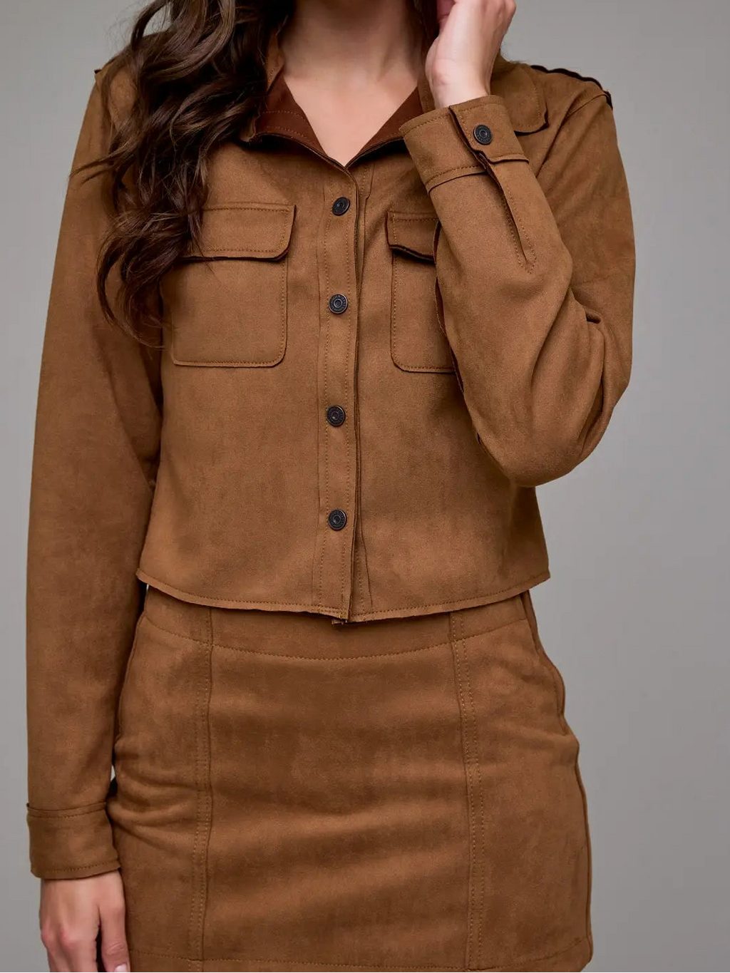 Caramel Suede Jacket