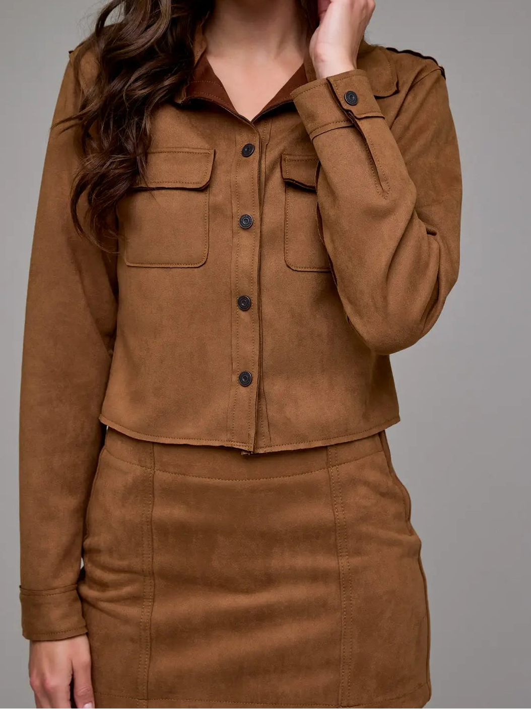 Caramel Suede Jacket