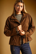 Suede Collared Jacket