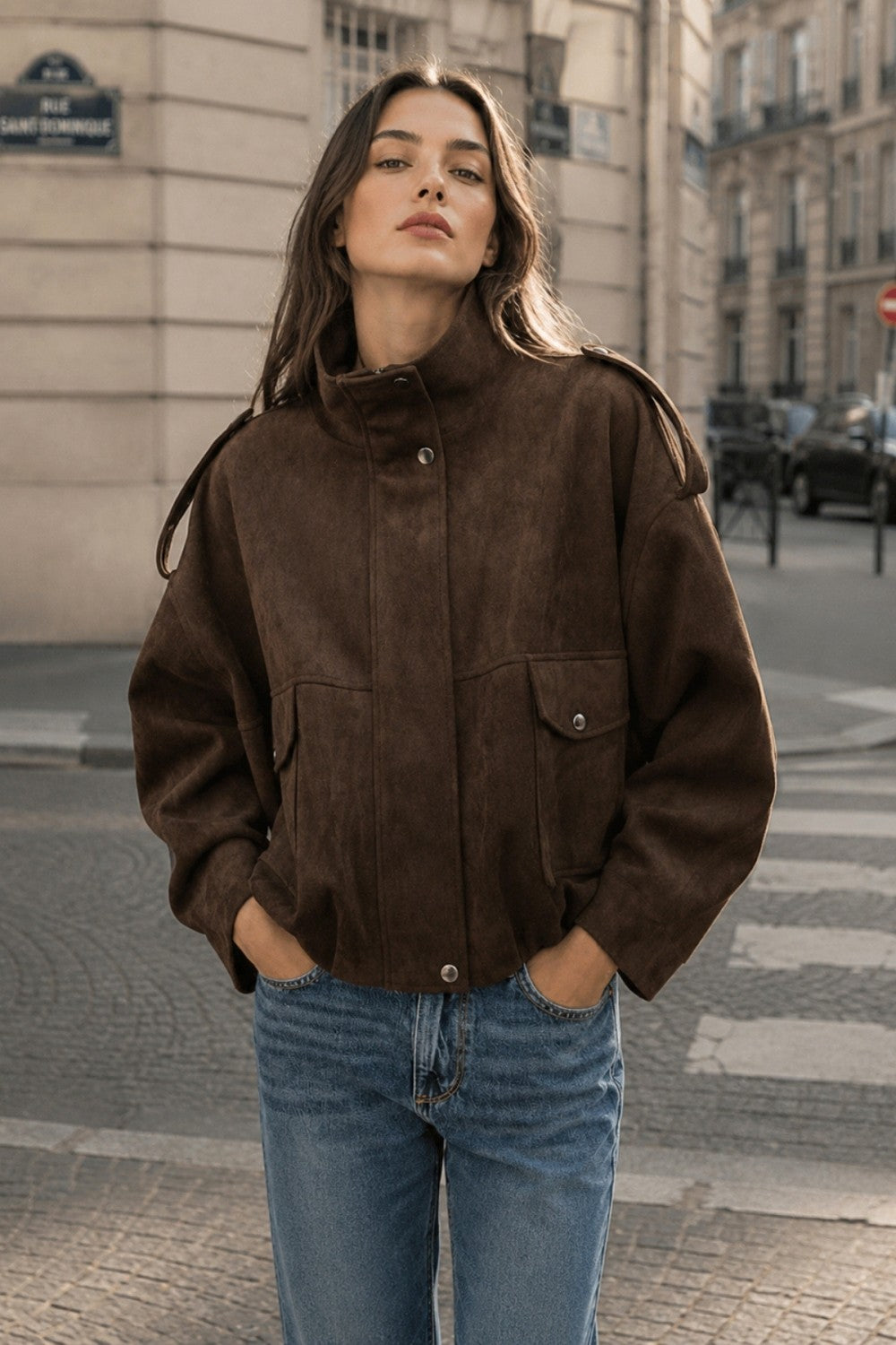 Chocolate Suede Jacket