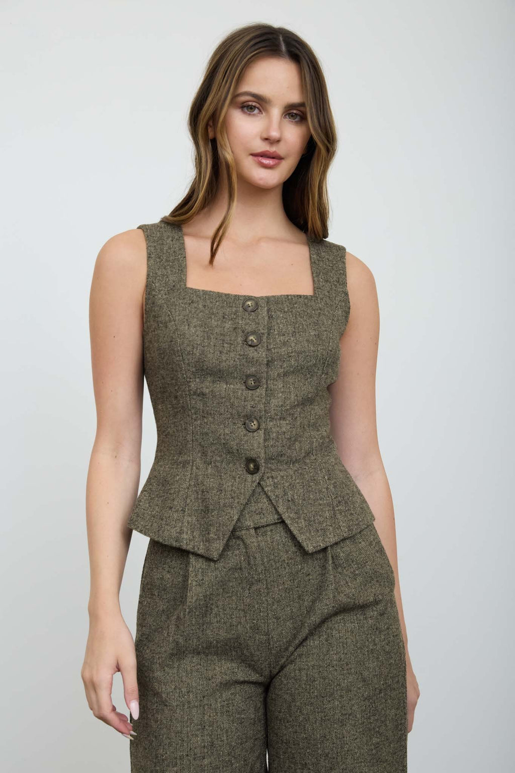 Tweed Vest