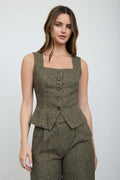 Tweed Vest