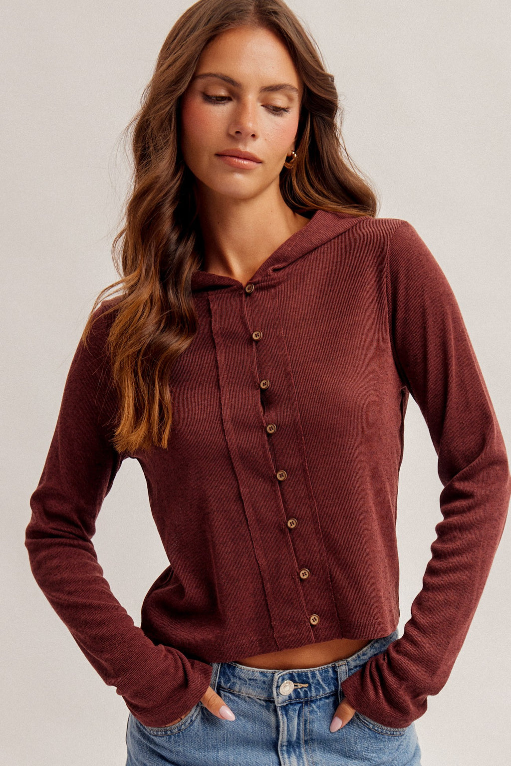 Button Down Hoodie