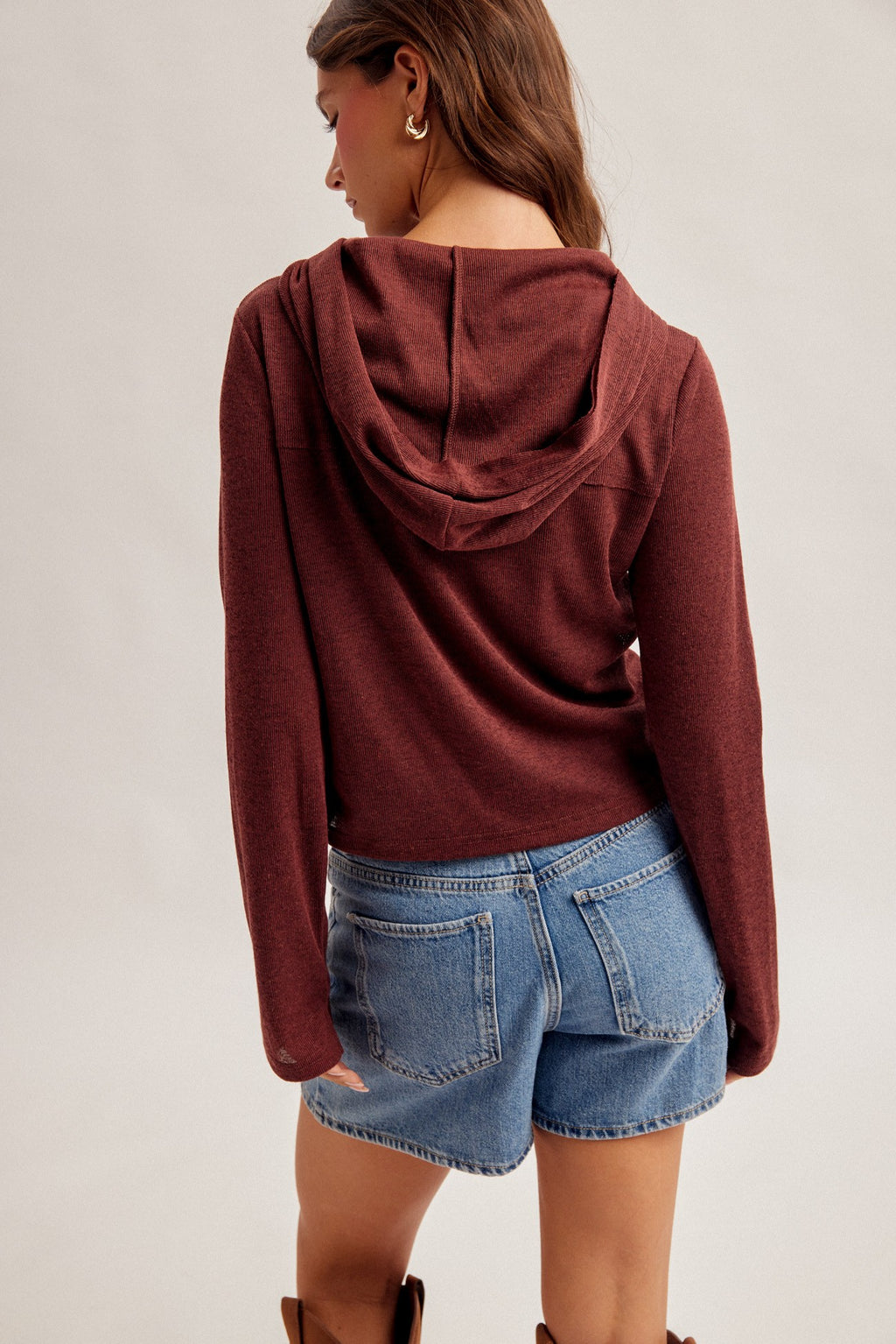 Button Down Hoodie