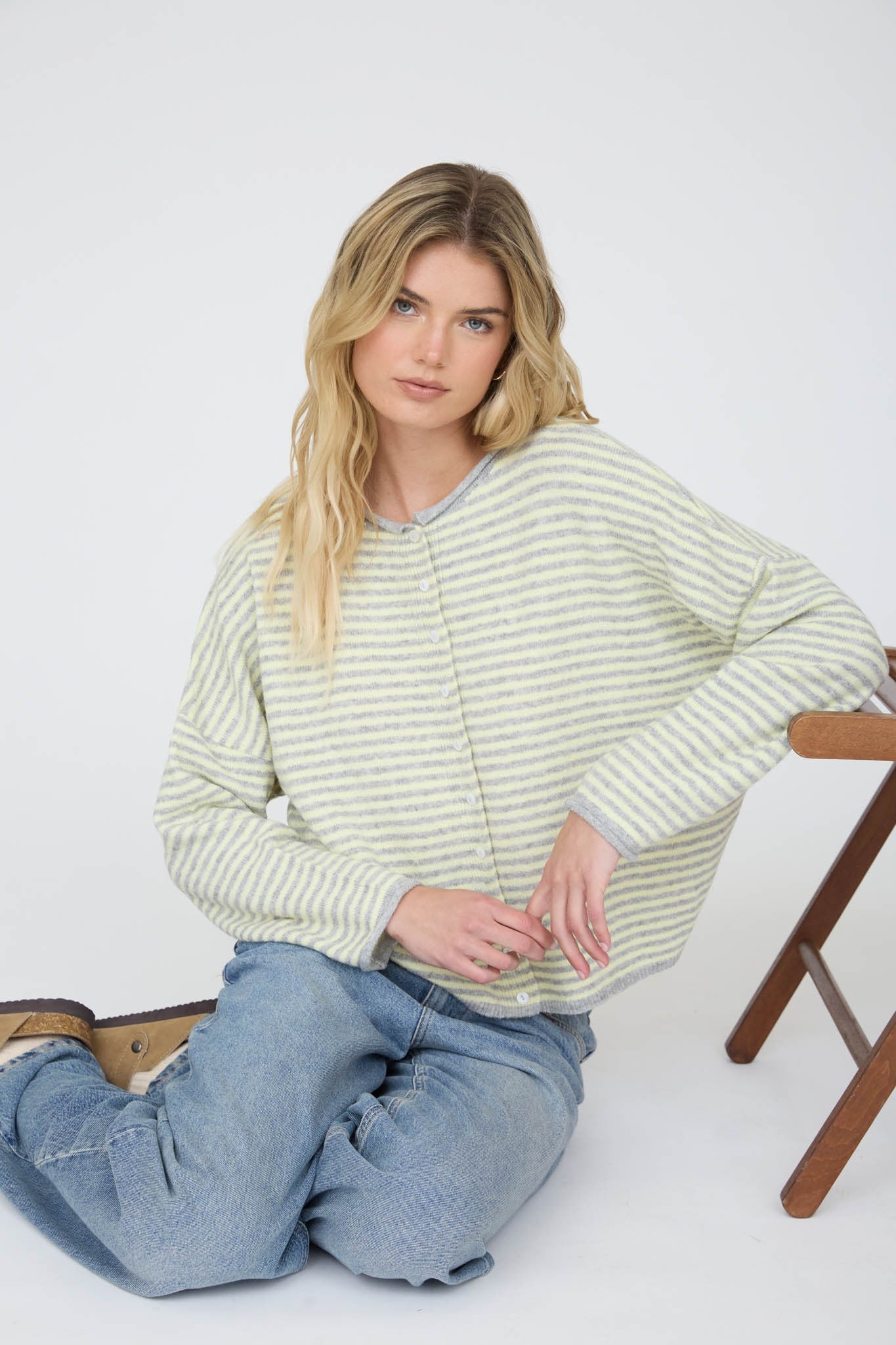 Striped Cardigan