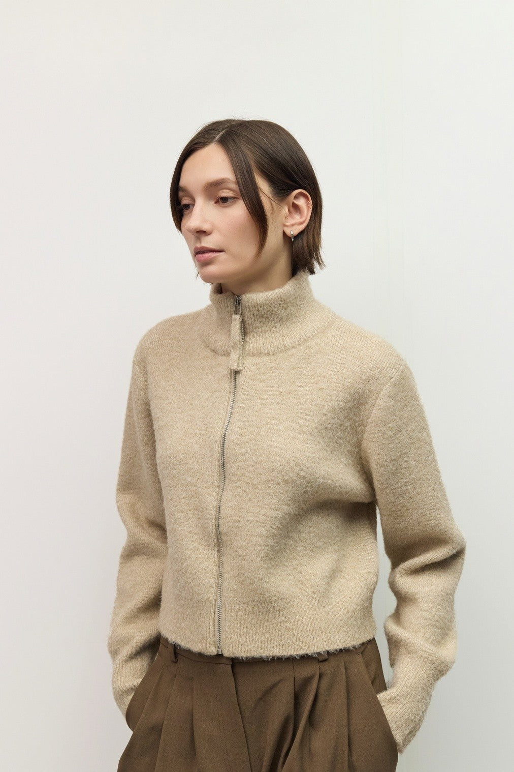 Zip Up Sweater