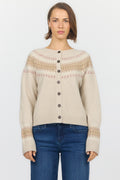 Latte Button Sweater